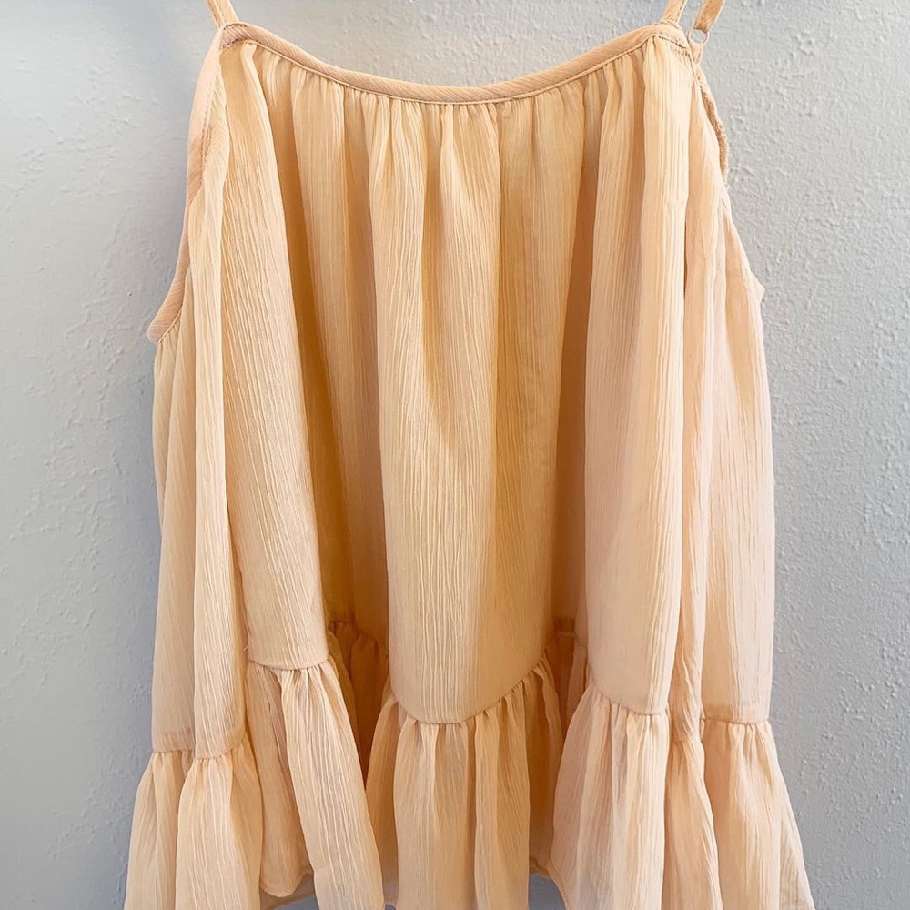 Strappy, off the shoulder blouse